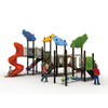  Kids Sailing Theme Outdoor Plastic Playground Slide Equipment for Amusement Park