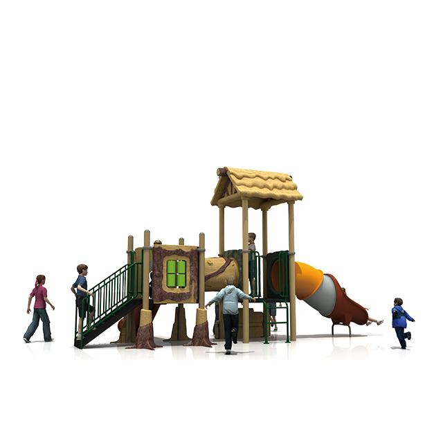 Outdoor Park Cottage Silde Playground Equipment for Kids