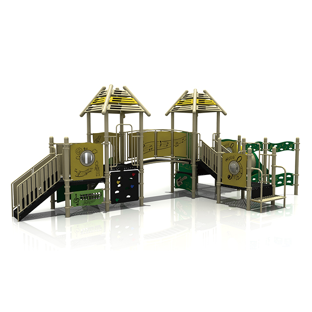 Amusement Park Outdoor Music Playground Slide Equipment for Kids