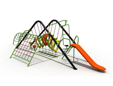 What are the types of outdoor playground equipment?