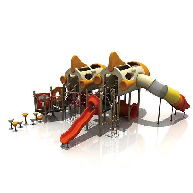 Double Aircraft Playsets Outdoor Kids Playground Slide Equipment for Amusement Park