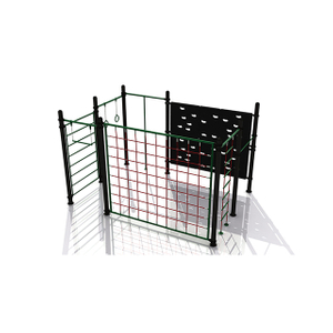 Outdoor Multi Rope Net Climbing Playground for Physical Training