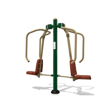 Outdoor Fitness Equipment Double Power Push For Adults