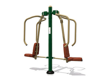  Let us feel the charm of outdoor fitness equipment together