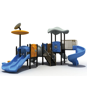 Children Science Fiction Customizable Outer Space Modular Slide Playsets Outdoor Unpowered Playground Equipment for Amusement Park
