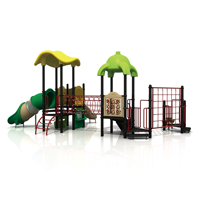 Preschool Children Forest Playground With Slide Playset Outdoor Equipment for Park