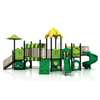 Children Forest Playgrounds With Slide Playset Outdoor Equipment for Adventure Park