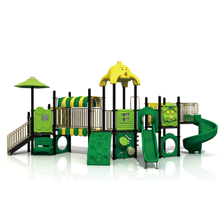 Children Forest Playgrounds With Slide Playset Outdoor Equipment for Adventure Park