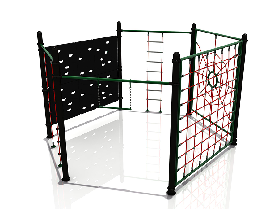 Outdoor Spider Rope Net Climbing Playground for Physical Training WD-QS007-03100700 (1)
