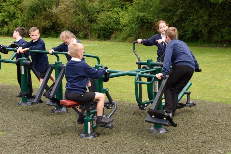 Who is outdoor fitness equipment suitable for?